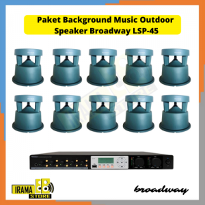 Paket Speaker Outdoor Taman Broadway - 10 Speaker